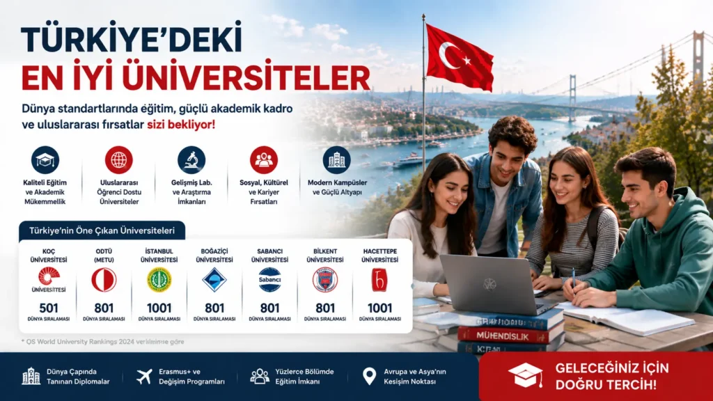 Türkiye'deki en iyi üniversiteler
