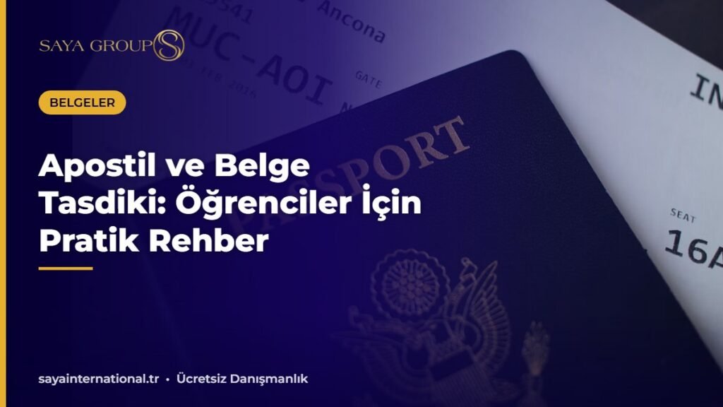 Apostil nasıl yapılır öğrenci belge tasdiki