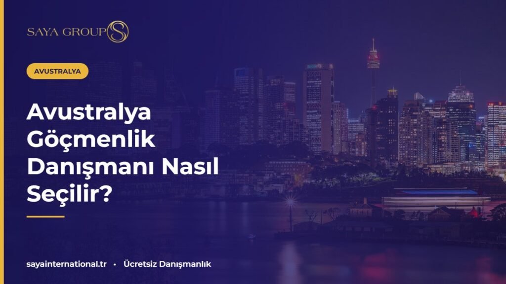 Avustralya göçmenlik danışmanı seçimi için Sydney şehir manzarası