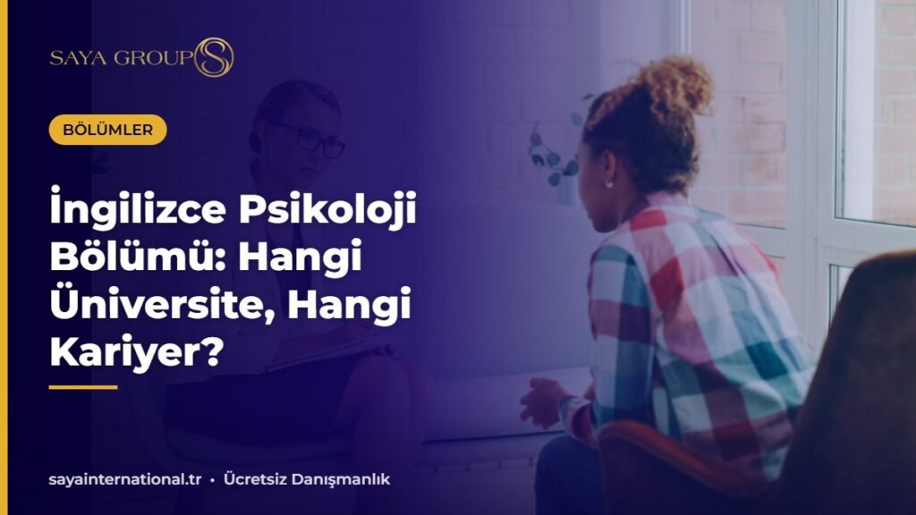 İngilizce psikoloji bölümü öğrencileri derste