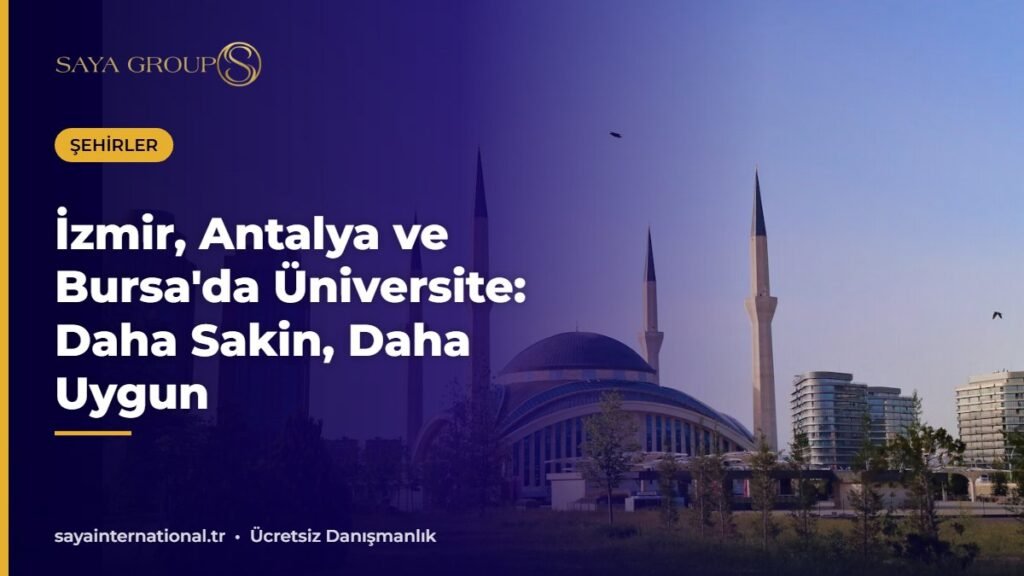İzmir'de üniversite okumak isteyen öğrenciler için Kordon sahili