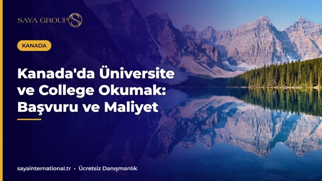 Kanada'da üniversite okumak - Saya Group