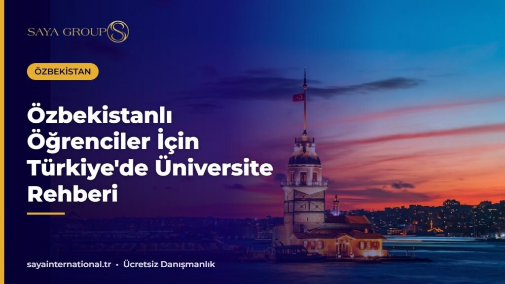 Özbekistanlı öğrenciler Türkiye'de üniversite kampüsünde