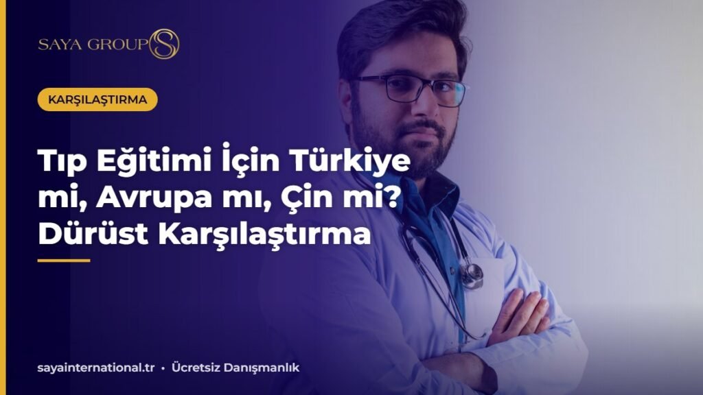 Tıp eğitimi karşılaştırma: Türkiye, Avrupa ve Çin seçenekleri