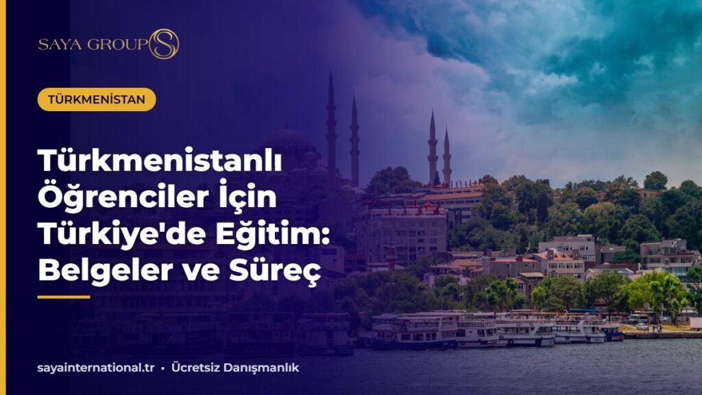Türkmenistanlı öğrenciler Türkiye'de üniversite başvurusu için belge hazırlıyor