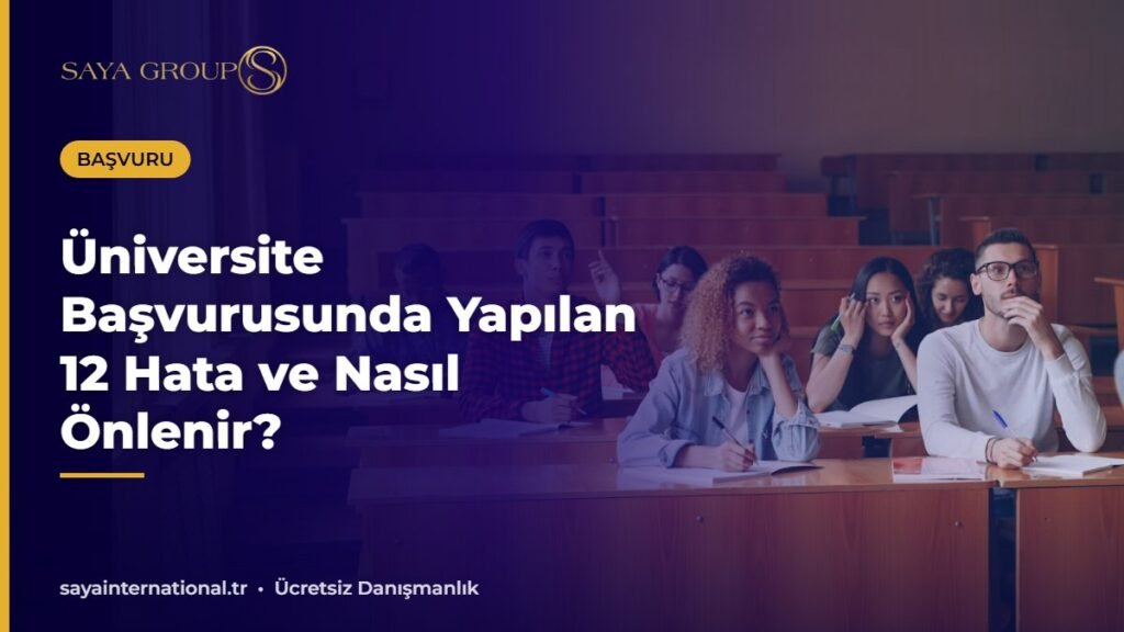 Üniversite başvurusu hataları ve önlemleri