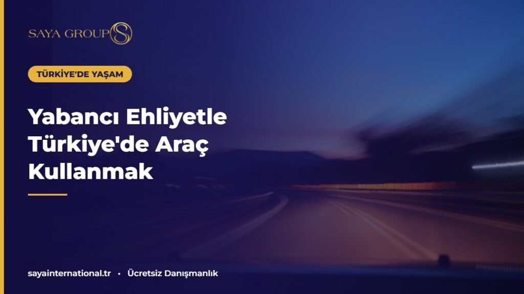 Şehir içinde araç kullanan sürücü