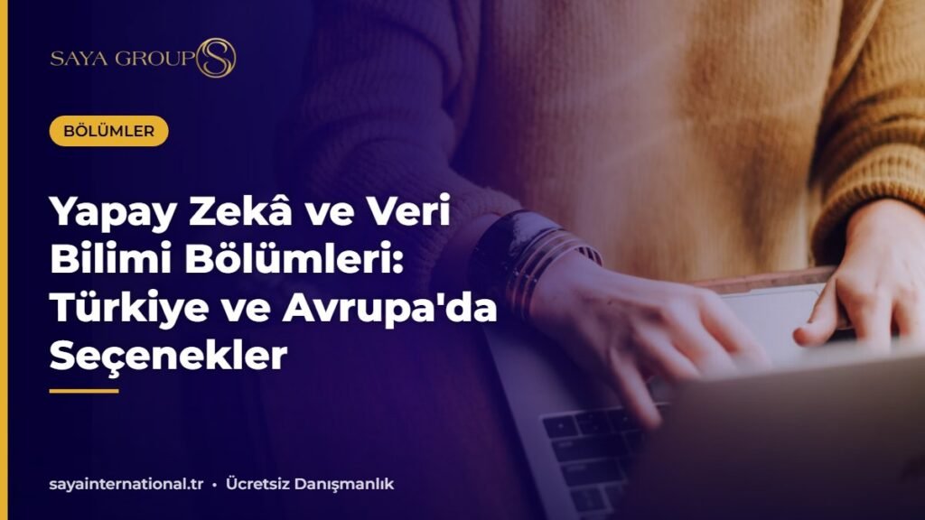 Yapay zeka bölümü okuyan öğrenciler bilgisayar başında çalışıyor